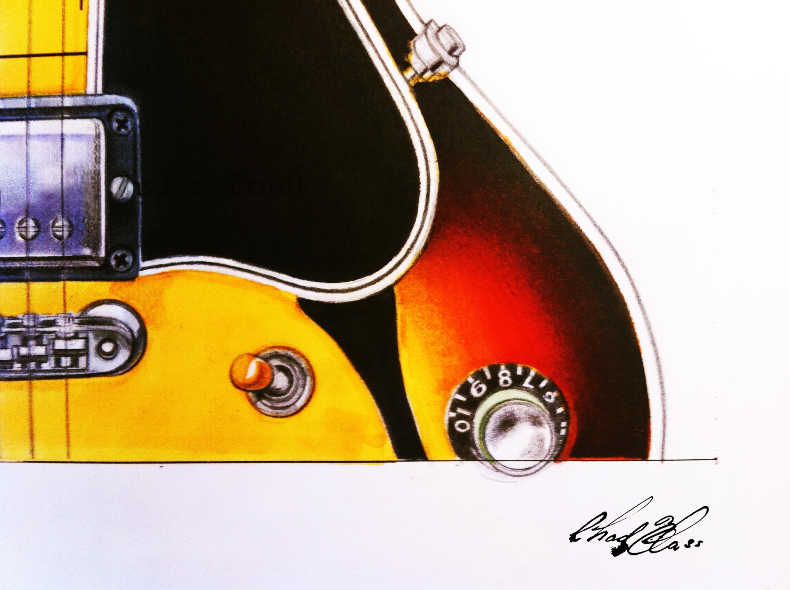 Johnny's Gibson detail 2